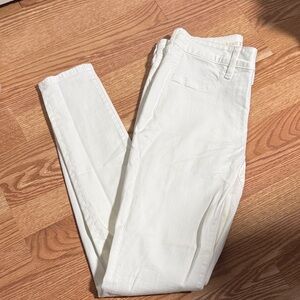 American Eagle Outfitters Women's Cream Skinny Jeans